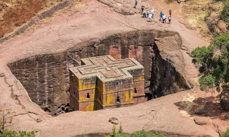 St. George Rock Church at Lalibela, Ethiopia